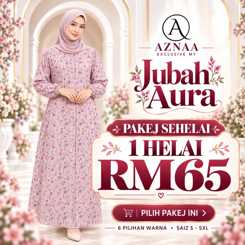 Jubah Aura - 1 Helai