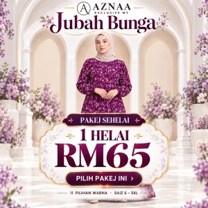 Jubah Bunga - 1 Helai
